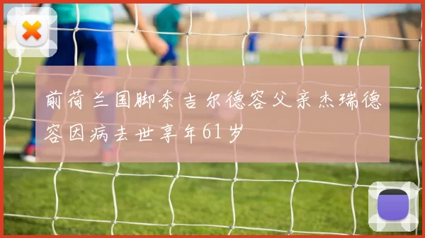 前荷兰国脚奈吉尔德容父亲杰瑞德容因病去世享年61岁